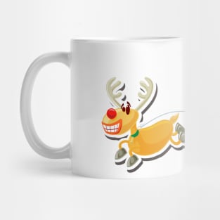 Santa and Reindeer Mug